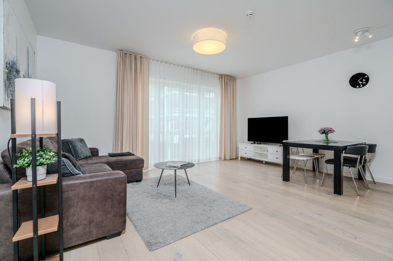 Poordi 3 apartment: open kitchen and living room